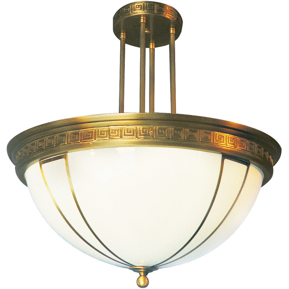 Bowl Pendant Fixture , Model # Gala Short Stem Bowl Pendant Light in