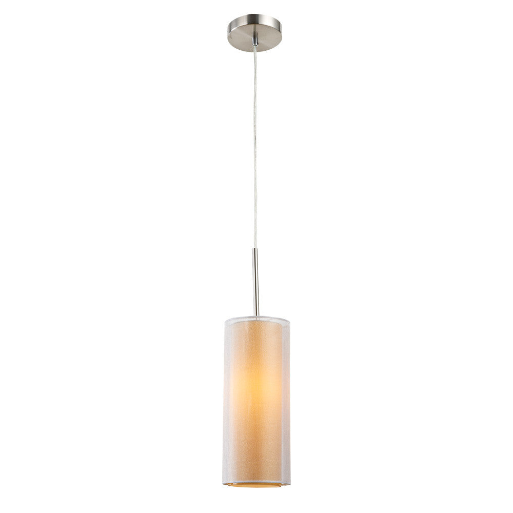 Pendant Fixture , Model # Mesh Amber Glass Pendant Light in