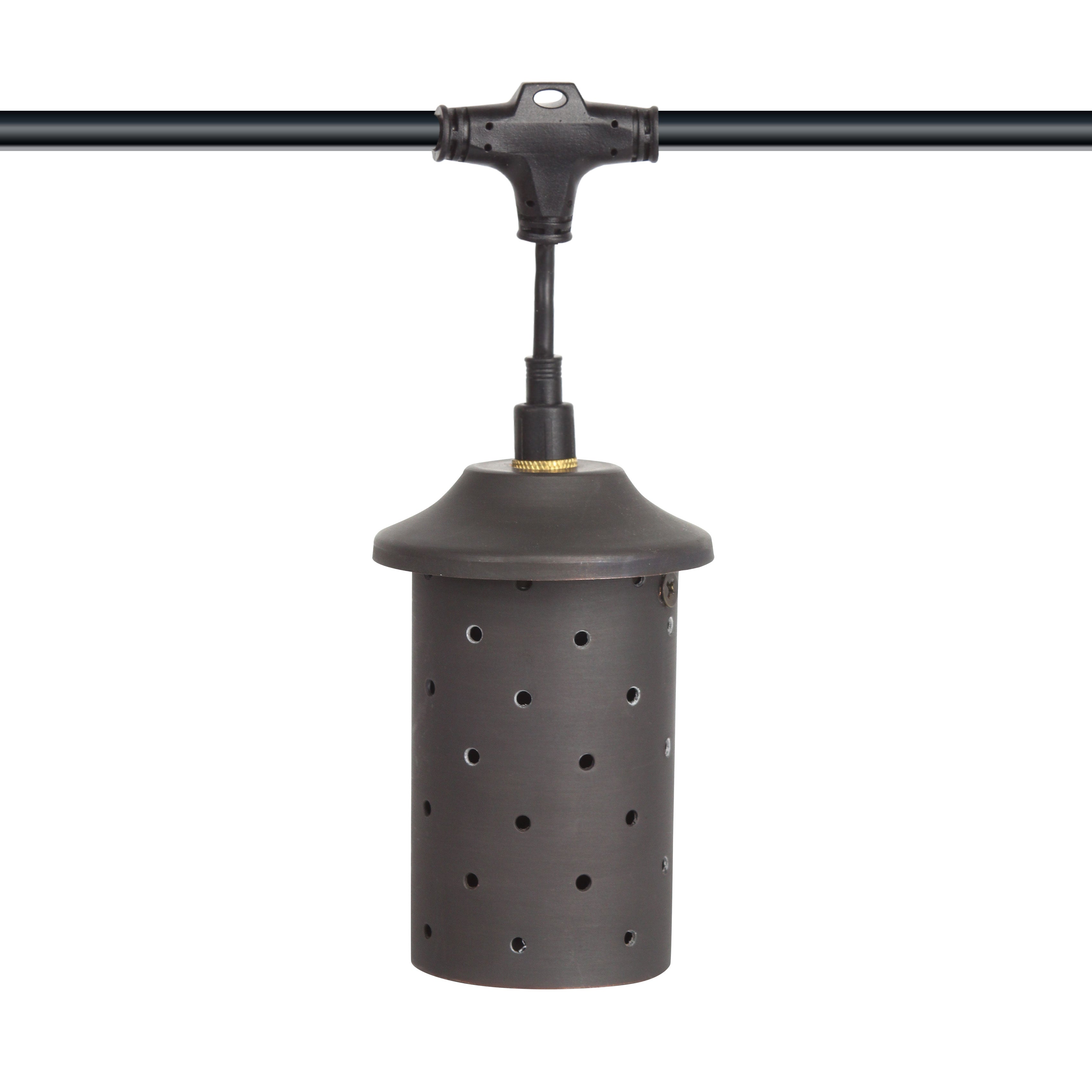 Hanging Fixture , Model # SPJ-PLS in Matte Bronze